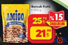 AMİGO BONCUK FISTIK 200 G AMİGO BONCUK FISTIK 200 G